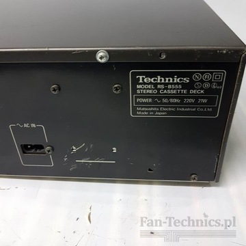 Fan-Technics Tape Deck Technics RS-B555 Магазин Лодзь