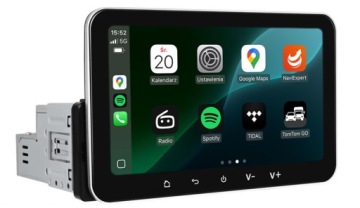 Autorádio 1DIN Navigace Android Carplay Mapy Aplikace Bluetooth