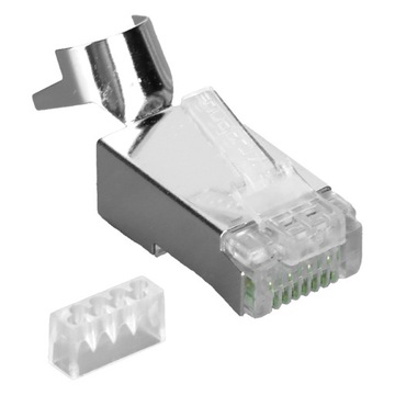 Разъем сетевого кабеля nw017 позолоченный экран cat7 rj45 8p8c горный хрусталь h