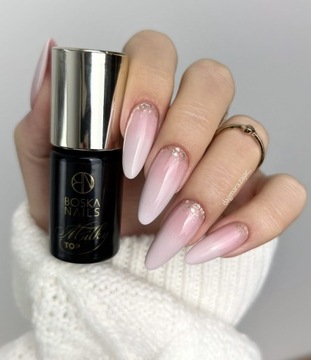 BOSKA NAILS HYBRID TOP МОЛОЧНЫЙ 6 МЛ