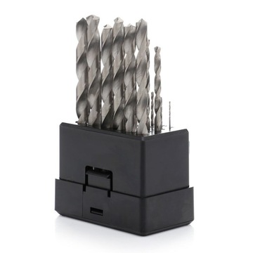 СВЕРЛА ПО МЕТАЛЛУ СВЕРЛА 1–10 мм, НАБОР СВЕРЛ, 19 ПРЕДМЕТОВ