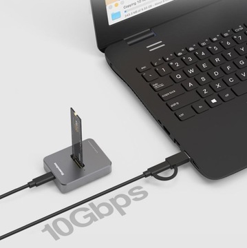 ADAPTER CZYTNIK DYSKÓW SSD NVME M2 M.2 USB C