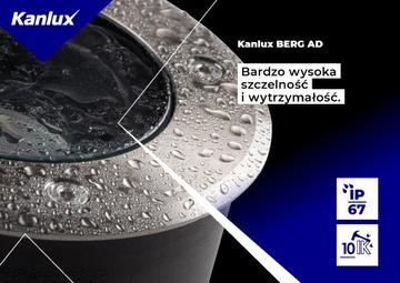 Светильник обгонный с регулировкой угла GU10 IP67 Kanlux