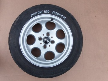 КОЛЕСА ЛЕГКОСПЛАВНЫЕ ДИСКИ КОМПЛЕКТ 4 ШТ. ЛЕТНИЕ 4X100 R15 MINI COOPER ONE R50