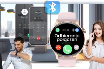 SMARTWATCH DAMSKI ZEGAREK +BOX +GRAWER POLSKIE MENU ROZMOWY CIŚNIENIE SPORT