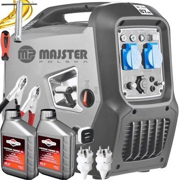 INWERTOROWY AGREGAT PRĄDOTWÓRCZY GENERATOR B.Cichy Miedziany AVR 2x BRIGGS