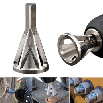 Metal external deburring tool