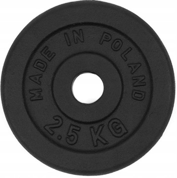 Talerz żeliwny 2,5kg obciążenie krążek 31mm