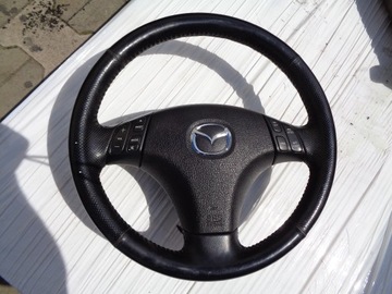 КОЖАНЫЙ МНОГОФУНКЦИОНАЛЬНЫЙ РУЛЬ MAZDA 6 02-05