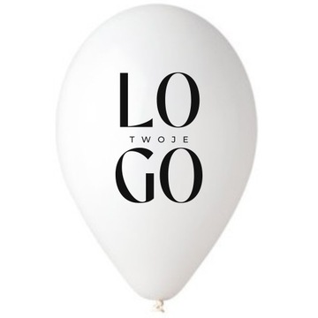 balony z LOGO reklamowym BALONY z WŁASNYM nadrukiem z logiem firmy 100sztuk