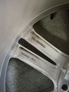 4X DISK HLINÍK VW OE 5NA601025M ET 43 7JX18" 5X112 TIGUAN R-LINE