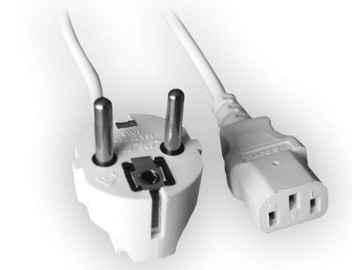 Kabel zasilający GEMBIRD Schuko IEC320 C13 1.8m.
