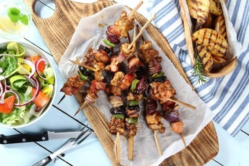 БАМБУКОВЫЕ ШАМПУШКИ ДЛЯ ШАШЕЛКА 40см - 100 шт.