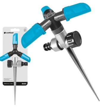 CELLFAST ZRASZACZ OBROTOWY 3-RAMIENNY WBIJANY OGRODOWY SZPILKA BASIC 150m2