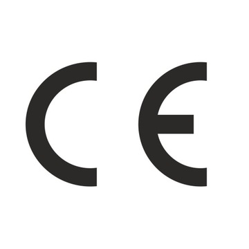 Certyfikat CE naklejka CE 500 szt 10 mm bezbarwna