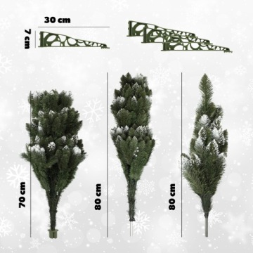 ИСКУССТВЕННАЯ АЛМАЗНАЯ РОЖДЕСТВЕНСКАЯ ЕЛЬКА 220 СМ КРАСИВАЯ СОСНА