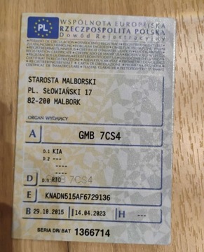 Kia Rio III 2015 Kia Rio 2015r, 1.1 CRDI. Lekko uszkodzony lewy przod. Jezdzi 1.1 Diesel, zdjęcie 23