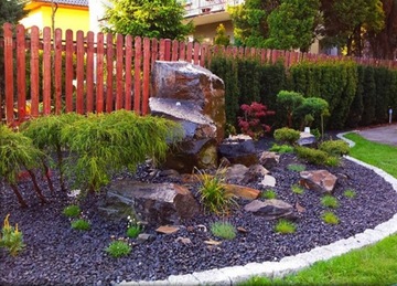 Черная крупа базальт базальт для сада 25 кг