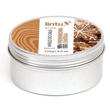 Lintu. Naturalne Masło do Ciała Piernikowa Chatka 125g Shea Tatuaż Prezent