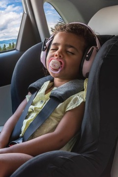 Детские защитные наушники DOOKY Junior, с шумоподавлением, розовые 3+