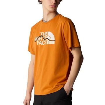 The North Face T-Shirt Mountain Line Rozmiar L Pomarańczowy - NF0A87NTPCO