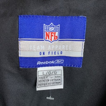 ЧЕРНАЯ ВИНТАЖНАЯ ФУТБОЛЬНАЯ КУРТКА REEBOK NFL STEELERS