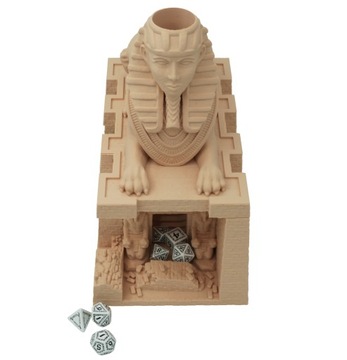 Sfinks strażnik ruin wielka wieża do kości - Dice Tower Beżowy