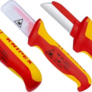 Knipex Nóż Ściągania Izolacji Monterski Izolowany