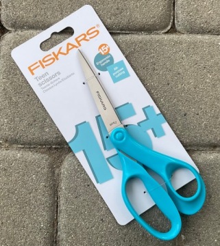 FISKARS ПАНВАРНЫЕ НОЖНИЦЫ ОФИСНО-ШКОЛЬНЫЕ НОЖНИЦЫ УНИВЕРСАЛЬНЫЕ БИРЮЗОВЫЕ 20 см