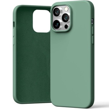 Etui do iPhone 15 Pro Max Mercury Silicone case cover obudowa + mikrofibra