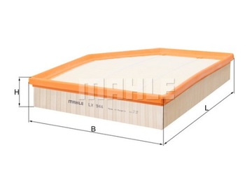 LX944 KNECHT FILTR VZDUCHU BMW