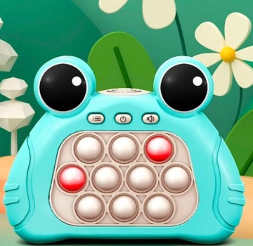 POP IT FAST PUSH GAME - Антистрессовая аркада FROG BATTERY