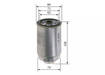 BOSCH FILTR PALIVA DODGE CALIBER