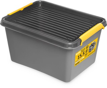 MOXOM 1552 POJEMNIK Z POKRYWKĄ SOLID 15,5L MOCNY