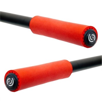 Silikonowe Chwyty BikeRibbon SIO2 ExLite Czerwone