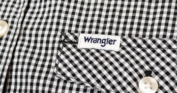 WRANGLER koszula black LS WESTERN SHIRT _ S