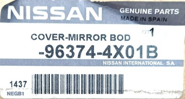 VRSTVA ZRCÁTKO NISSAN NAVARA PATHFINDER OE