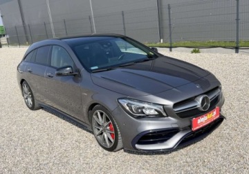Mercedes CLA C117 Shooting Brake Facelifting AMG 2.0 45 AMG 381KM 2017 Mercedes-Benz CLA 4x4 CLA AMG 45 2.0 Benz 381 KM Salon PL 56.000 km Wars, zdjęcie 2