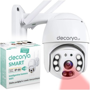 ZEWNĘTRZNA SMART KAMERA OBROTOWA 360 WIFI FULL HD LED STEROWANA TELEFONEM