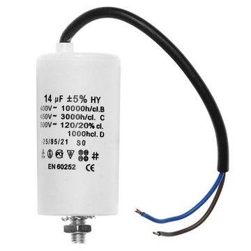 Kondensator rozruchowy silnika 14 uF 450 V