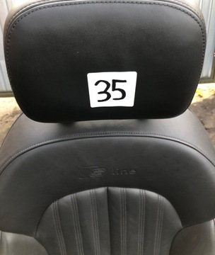 A6 C7 SEDADLA VYHŘÍVANÉ KŮŽE S LINE SEDAN BOKY KOMPLET