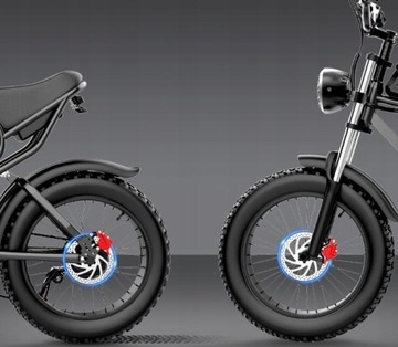 Внедорожный электрический велосипед 1500 Вт 48 В 20 Ач 55 км/ч Масляный тормоз 20 