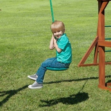 Садовые качели сиденье веревочные качели для детей 45117 желтый