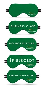 Зеленая повязка на глаза Не беспокоить