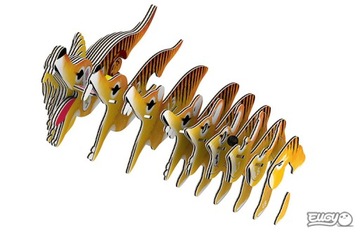 Karton Zestaw 22 El. Tygrys Tasmański Układanka