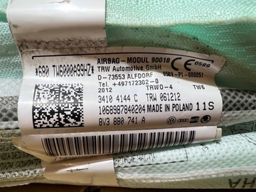 AUDI A3 8V 3D ZÁVĚS VZDUCHOVÁ LEVÝ AIRBAG 8V3880741A