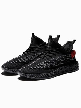 Męskie lekkie buty sneakersy sznurowane czarne V3 OM-FOKS-0141 40