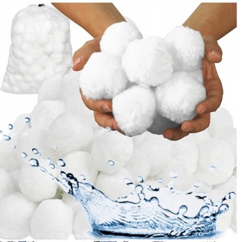 Zestaw Kulki Filtracyjne Do Basenu Do Pomp Piaskowych BESTWAY 500g + Worek