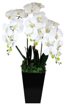 STORCZYK SZTUCZNY ORCHIDEA KWIATY SILIKONOWY