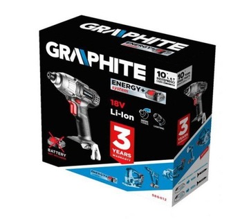 БЕСПРОВОДНАЯ МАШИНА ДЛЯ ЗАТЯЖКИ GRAPHITE ENERGY+ 18 В